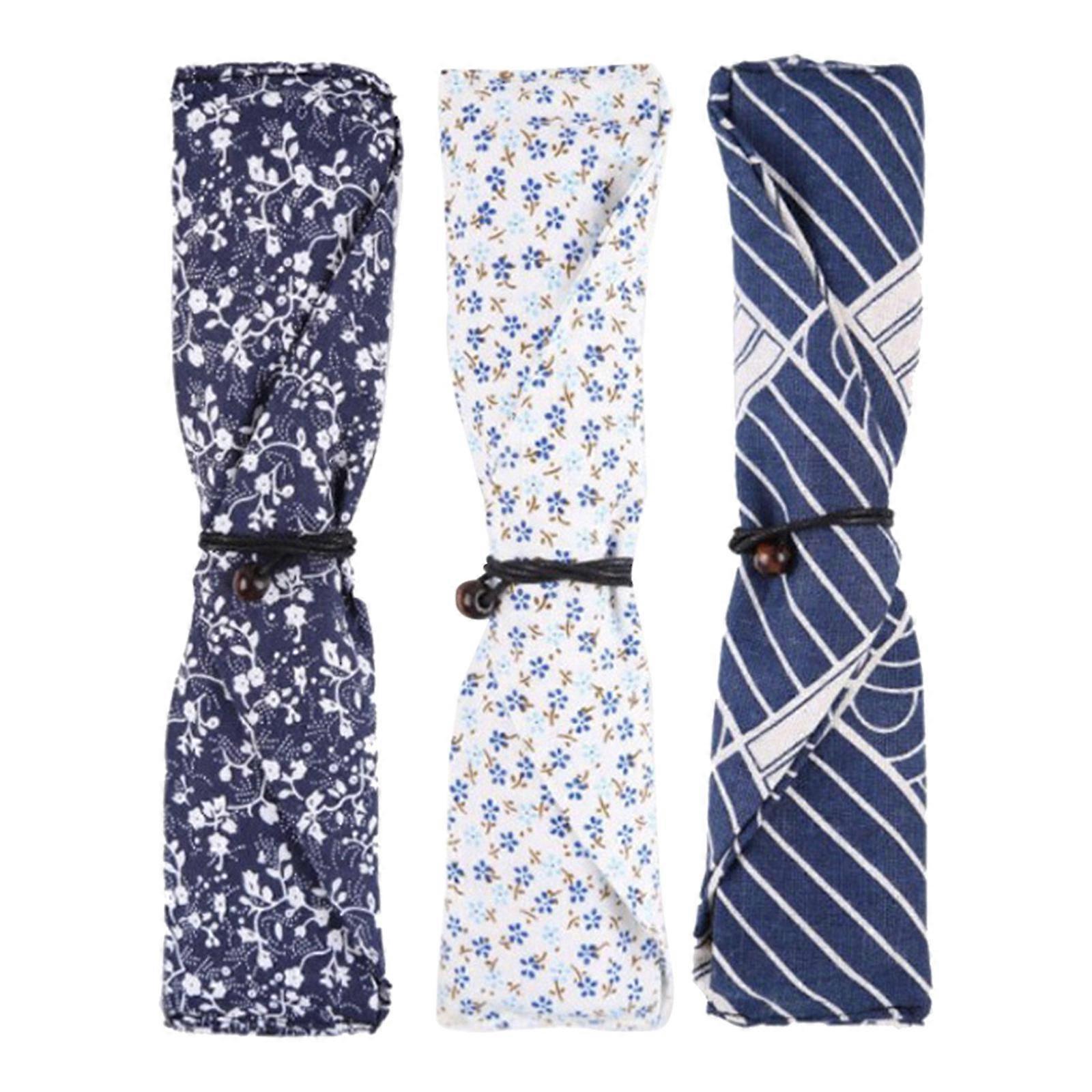 Assorted Color Chopsticks Pouches 15 Pcs Camping Banquet Use Japanese Style Cutlery Storage Bags Dust Protection