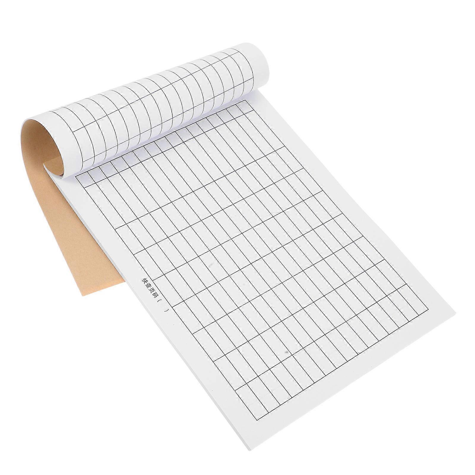 Financial Ledger Notebook Grid Line Book Inventory Tracking Warehouse Use Professional Design 26.20X19.00X0.50Cm 1Pack