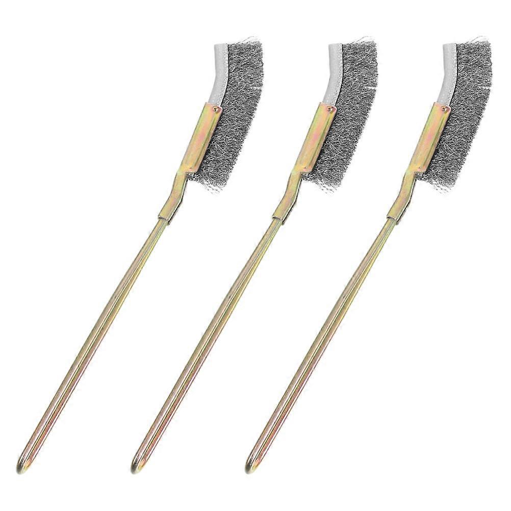 Portable Rust Remover Stainless Steel Wire Brush Mini 3Pcs Set