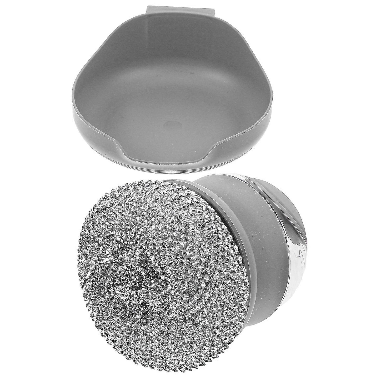 Kitchen Scrub Brush for Dish Cleaning and Washing 4Sets Grey