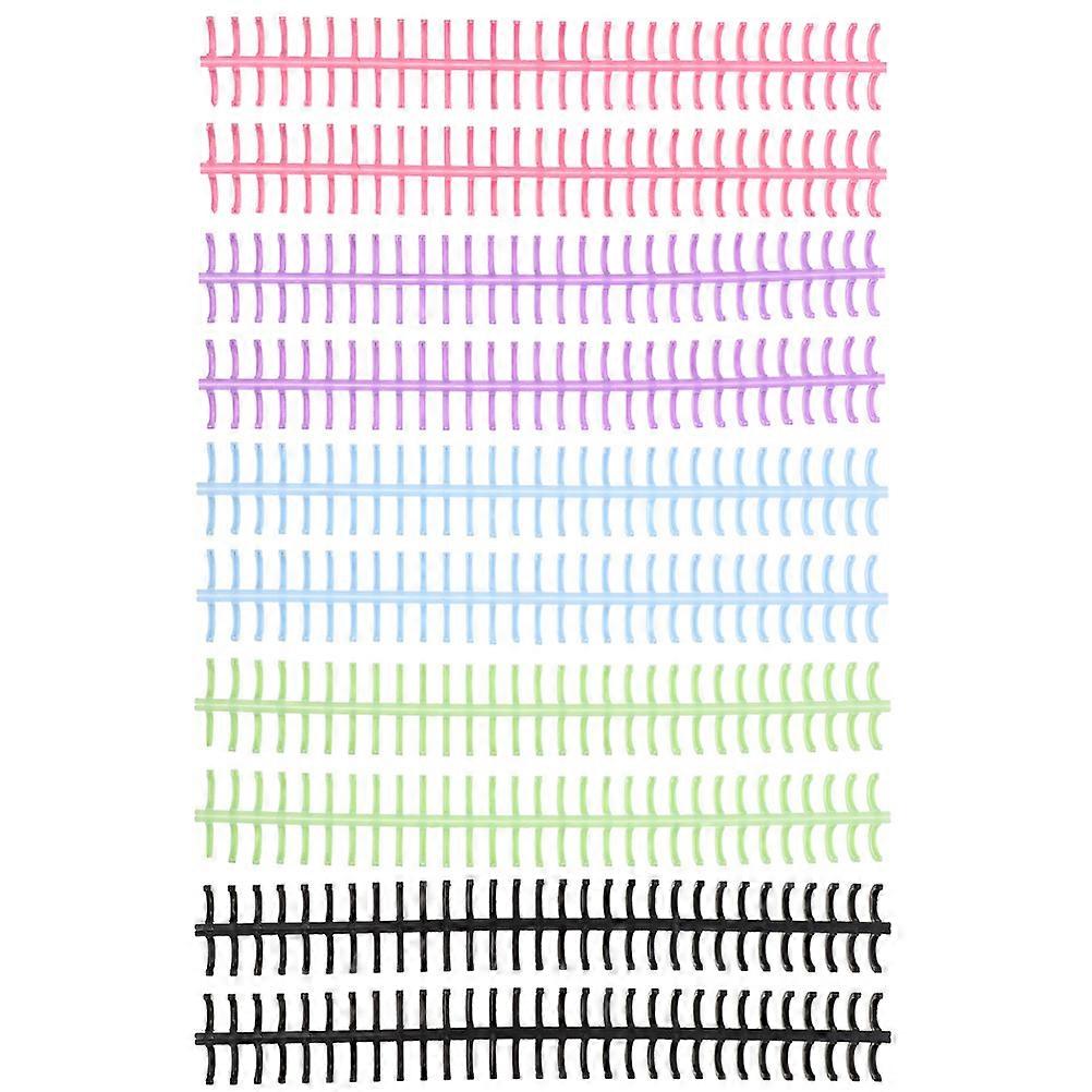 Notebook Binder Rings Plastic Loose-Leaf Rings for Scrapbook DIY 20Pcs