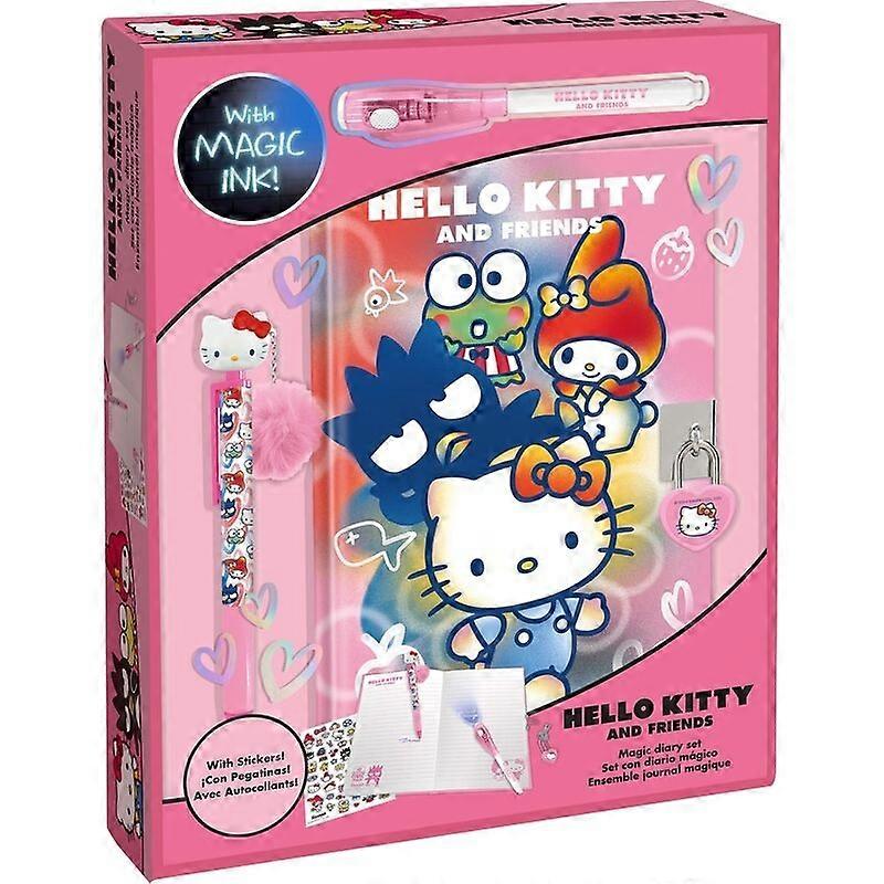 Hello Kitty Diary with Magic Pen and Topper Pen Set