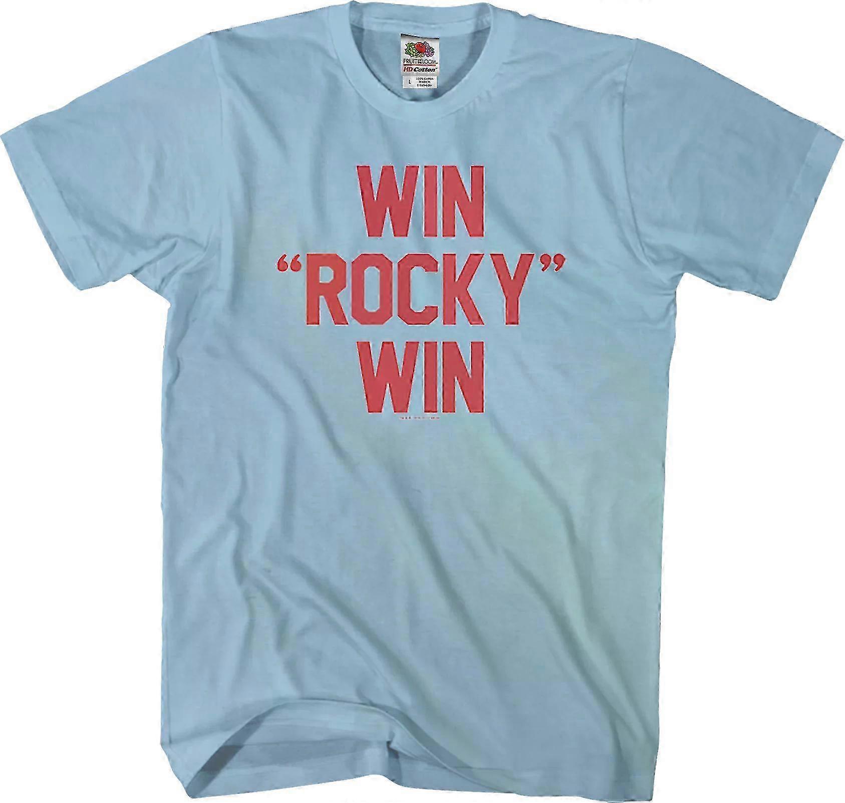 Camiseta azul Win Rocky Win Rockinstone