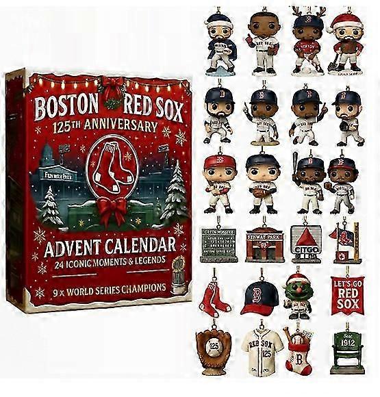 Baseball Texas Longhorns Advent Countdown Blind Box Acrylic Pendant Christmas Tree Atmosphere Ornament