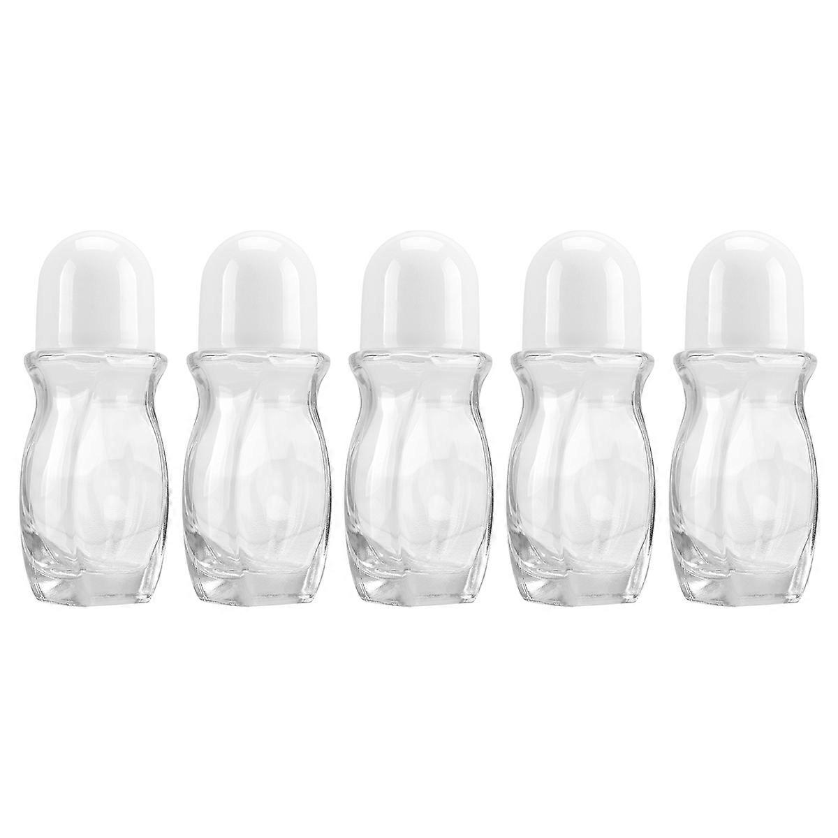 Essential Oil Bottle White Roll-on Bottle for Storage Use 15Pcs