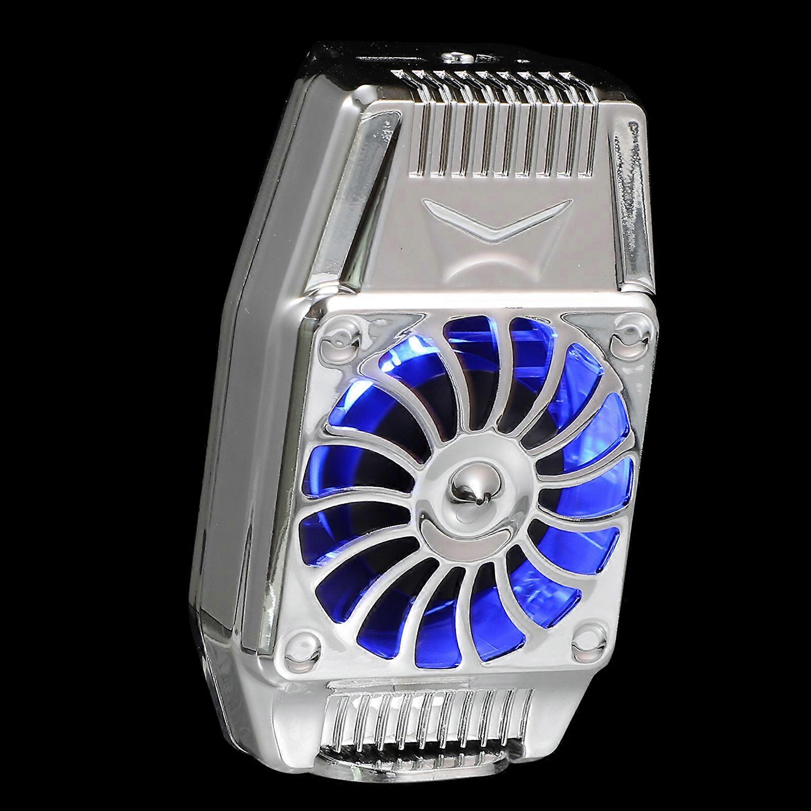 Mobile Phone Radiator Cooling 1Pack Portable Fan For Gaming Applications In Silver With Optimal Cooling Function