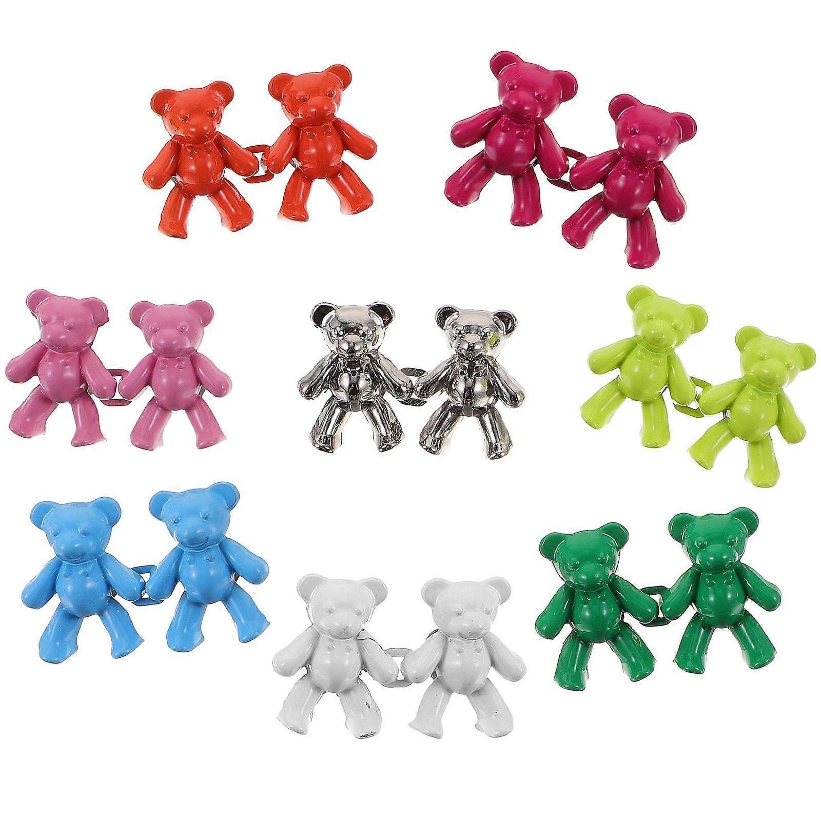 Pants Button Tightener in Assorted Color for Waist 8Pairs Set