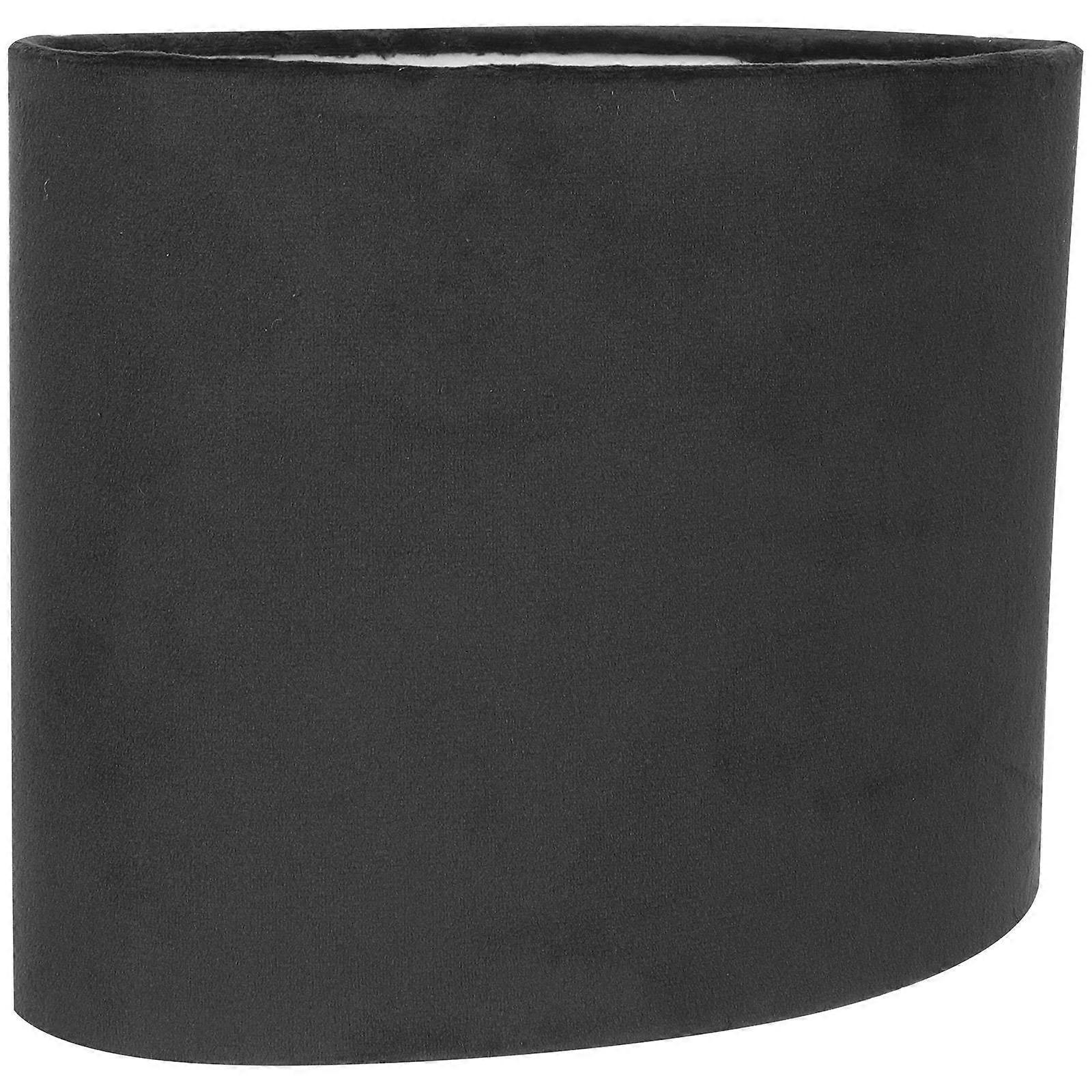 Abajur oval din material textil pentru lampă de podea