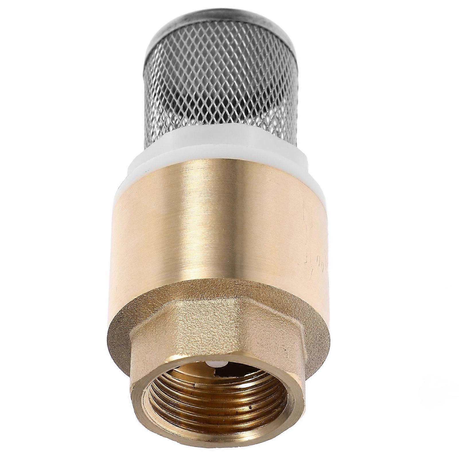 Copper One Way Check Valve Valve for Plumbing with Filter