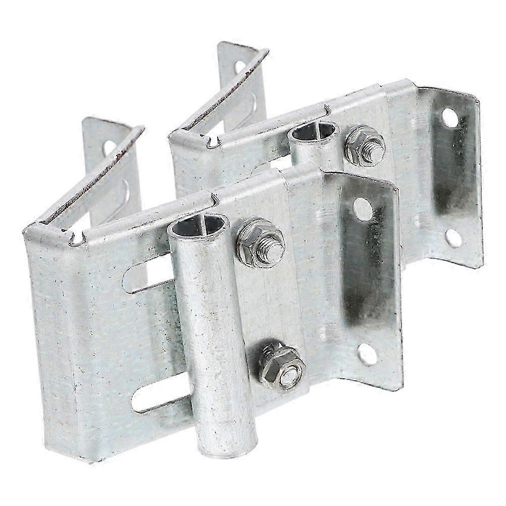 Garage Door Accessories Brackets Silver 10.20X8.00X6.00CM Replacement Part 2Pcs