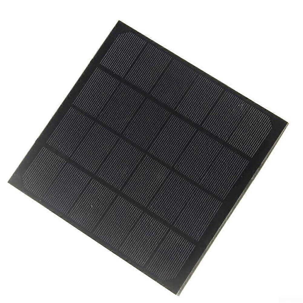10W 6V Solar Panel Monocrystalline Silicon Solar Charging Kit With Electronic Wire 165x165mm Weather Resistant Outdoor