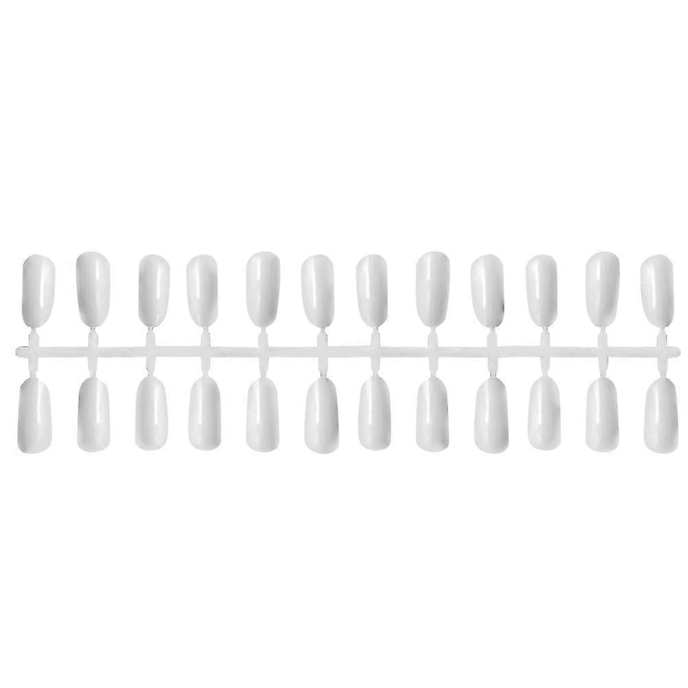 White False Nail Tips Full Cover for Nail Art Practice 240Pcs Nails