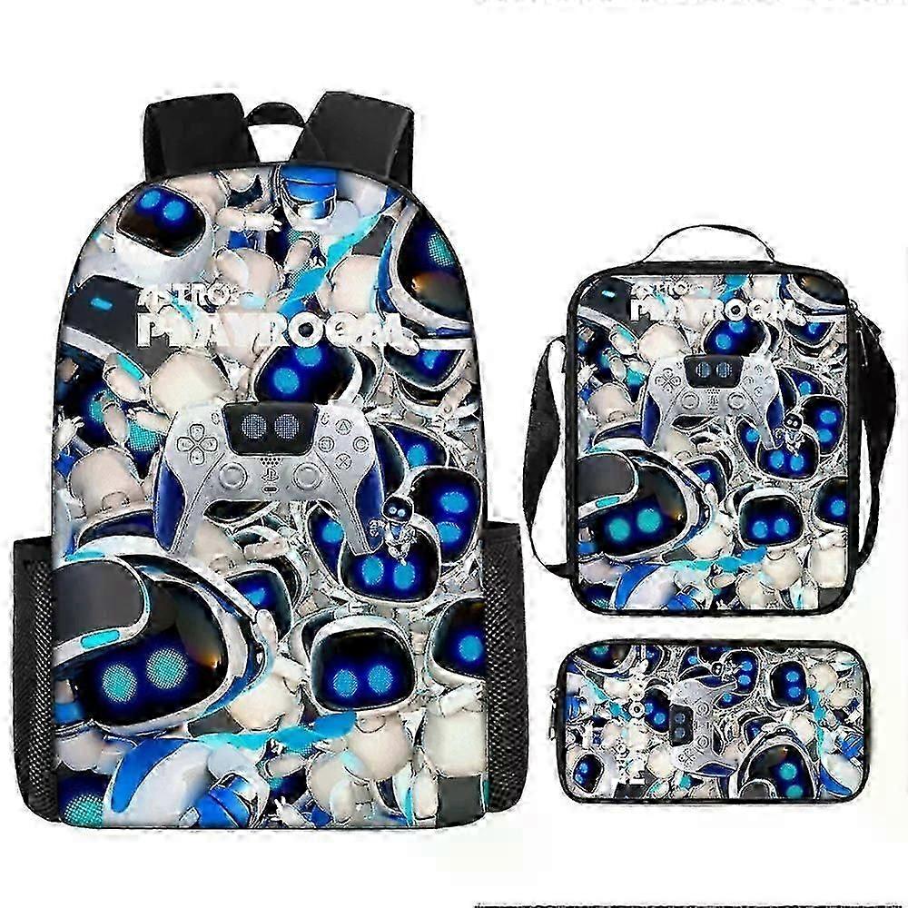 Astro Bot School Backpack Robot For Student Pen Bag Shoulderbag - HF
