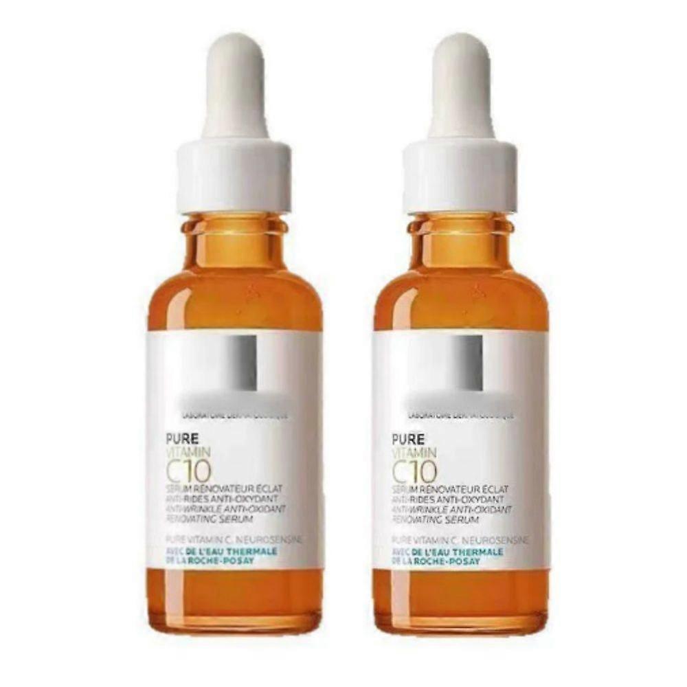 1/2/3x סרום ויטמינים טהורים של לה רוש פוזה, תרכיז נגד קמטים, זוהר, חידוש, נוגד חמצון 30 מ"ל