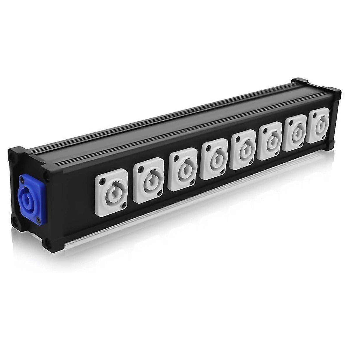 16A 8 Channel Multi PowerCon Power Cable Breakout for Stage Lights, LED Screens, Moving Heads Pro Audio and More