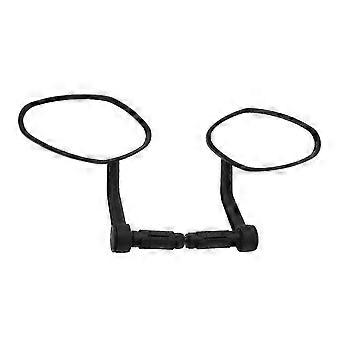 25-26 1 Pair Bike Rearview Mirrors 360 Degree Rotation Cycling Bar End Handlebar Mirror for Mountain Road Bikes Left Right f26