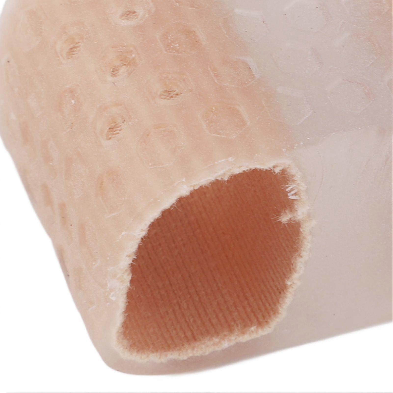 4pcs Toe Separators Stretcher with 2 Loops Elastic Bunion Correcting Separators for Overlapping Toes L