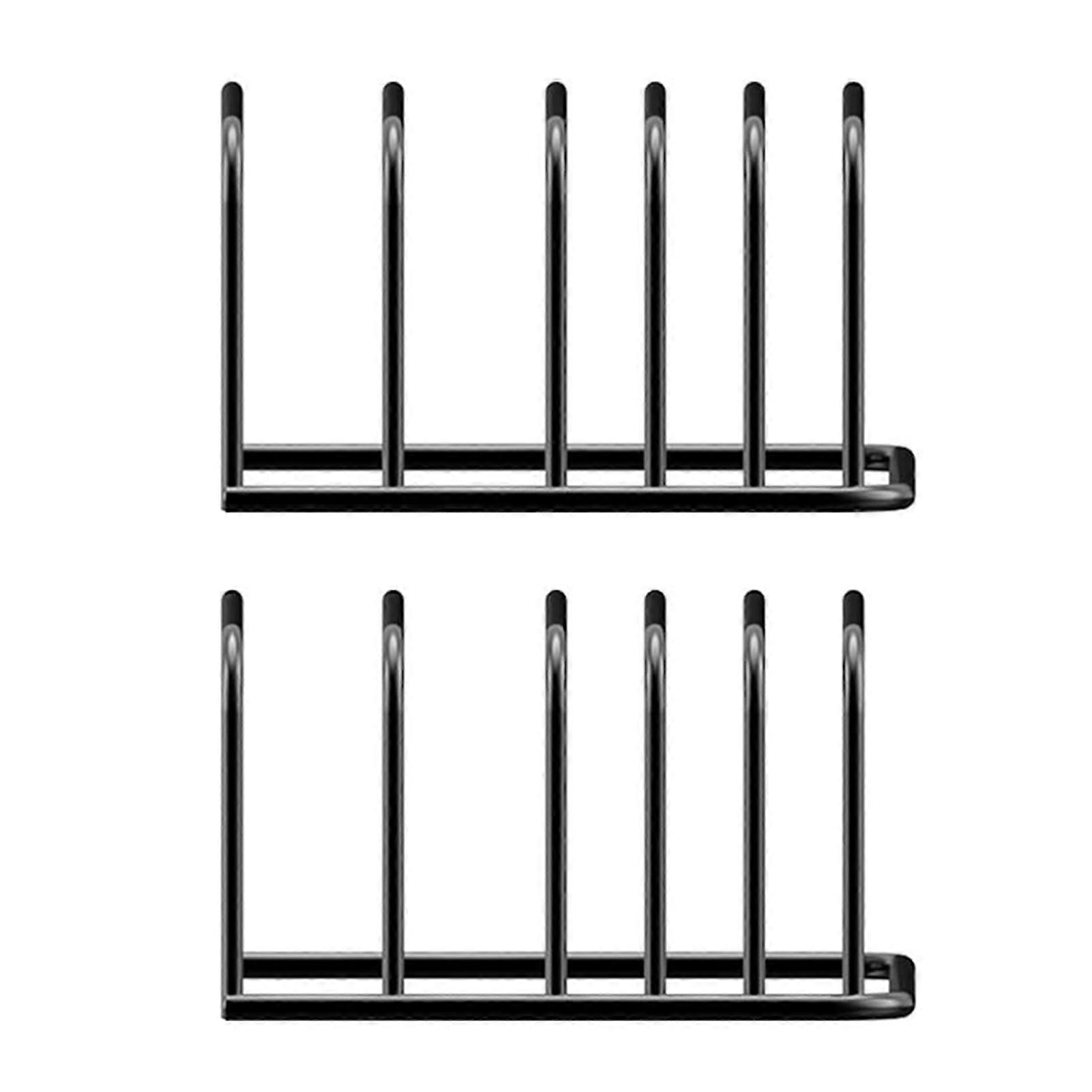 Jikaixiang 2Pcs Cutting Board Holder Kitchen Organizer Rack Multipurpose U-Shaped Bracket Pot Lid Holder Multi-Layer Rack Shelf