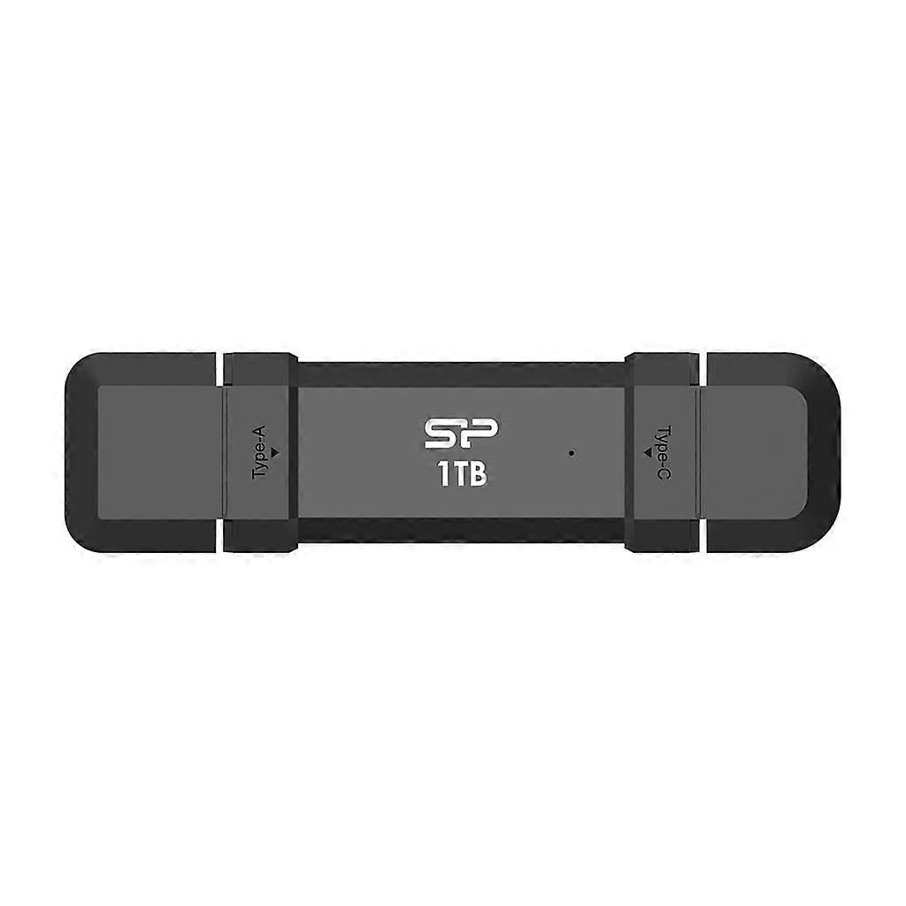 Silicon Power Ds72 Usb Flash Drive 1 Tb Usb Type-a / Usb Type-c 3.2 Gen 2 (3.1 Gen 2) Black