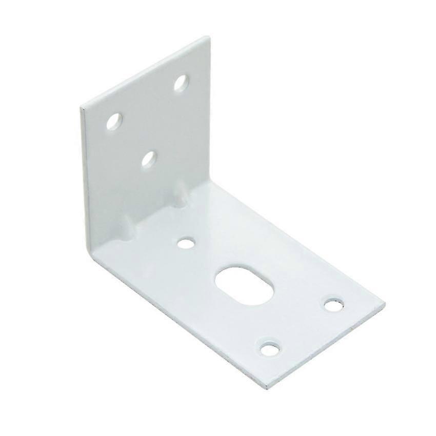 Large Corner Bracket 90 Degree Right Angle Fixed Angle Iron Hanging Code L-shaped Triangle Bracket Shelf White Paint