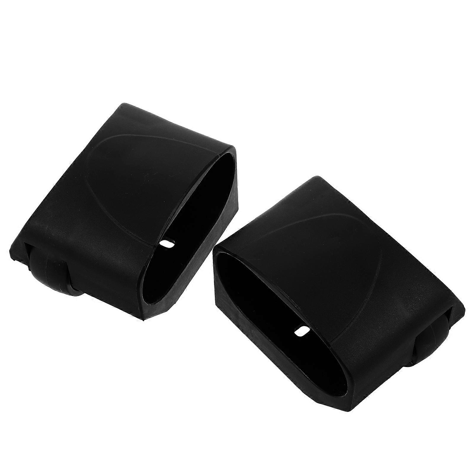 Bike Trainer Pads for Enhanced Stability with 1Pair Plastic End Caps