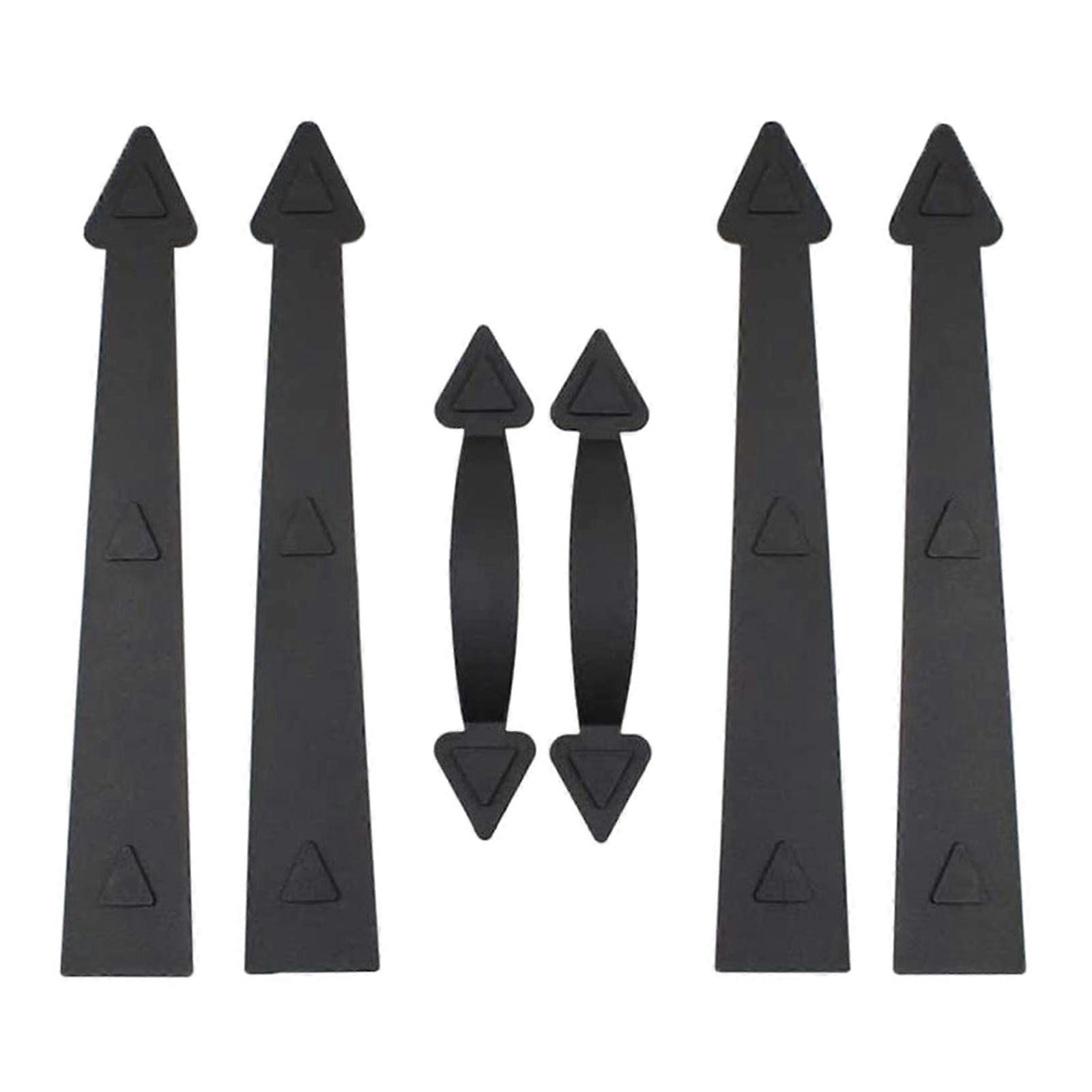 Magnetic Garage Door Decors 6 Piece Set with Hinges & Handles For Fast Removable Decoration No Drilling Required Multicolor