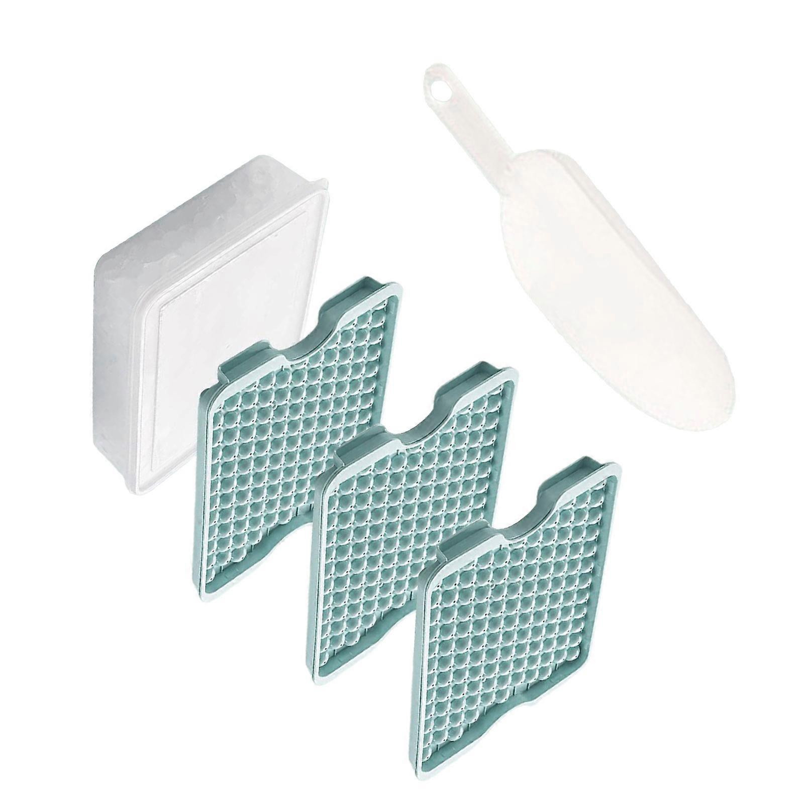 Round Ices Cube Tray with Lid, Box, Tongs Ices Ball Maker Molds Sphere Ices Cube Molds Easily Release Ices Tray Easy to Multicolor