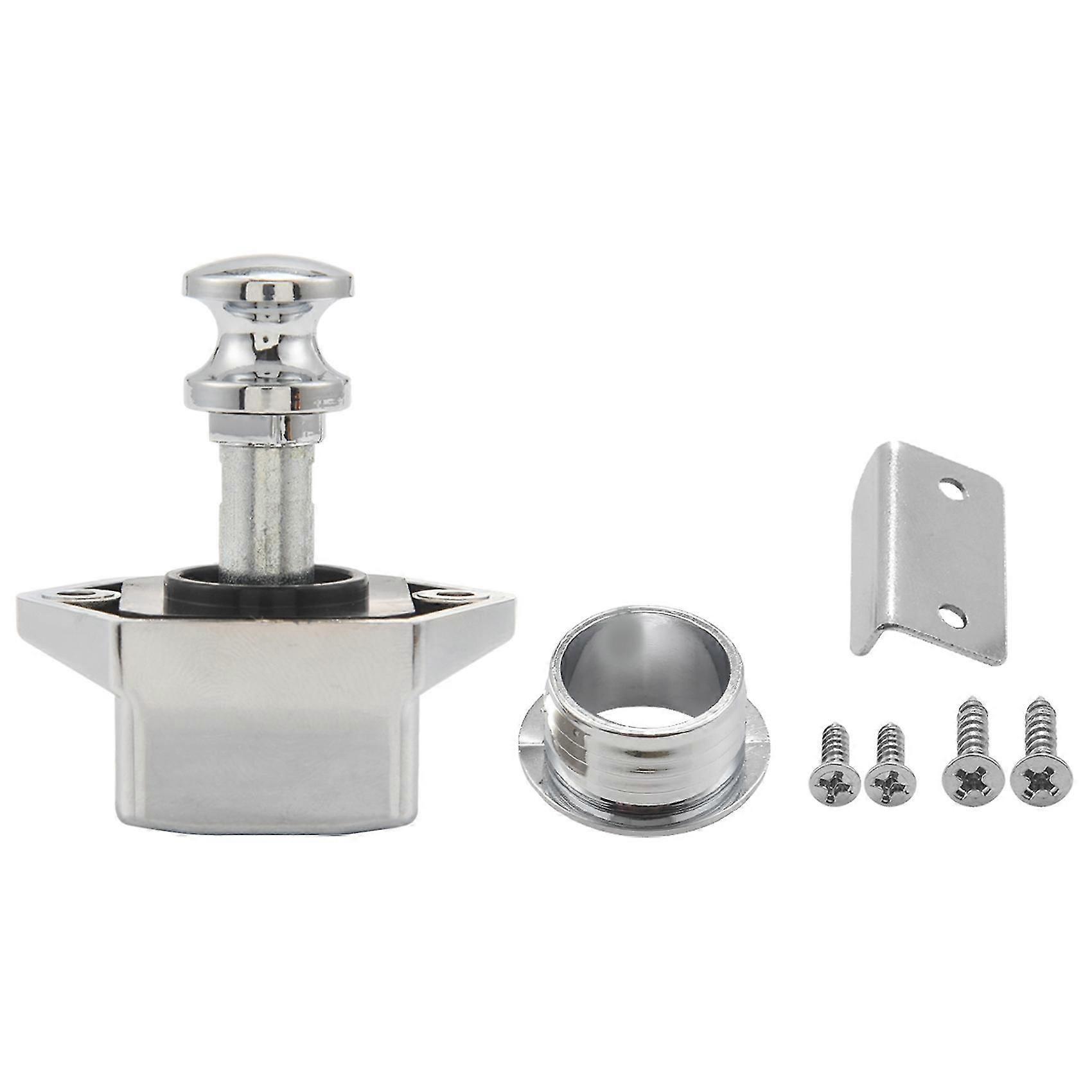 10 stk Trykknapp Nøkkelfri lås Skap Campingvognlås For Rv Skuffeskap Dører Tykkelse 1