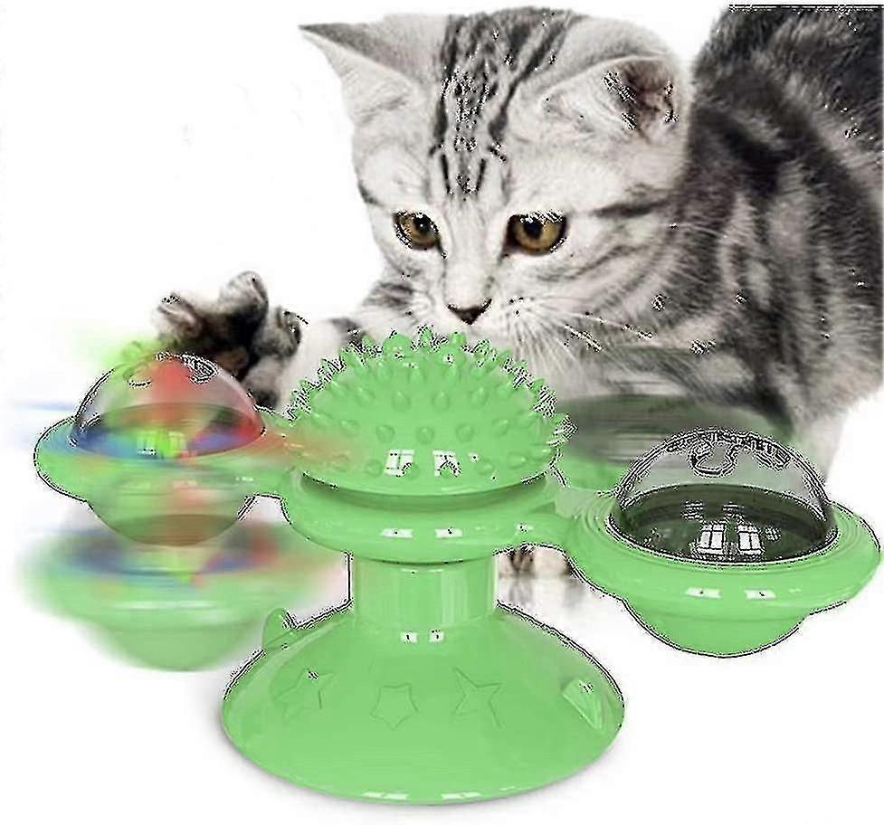Cat Toy Cat Toy Windmill Interactive Tease Cat Toy @BUGU