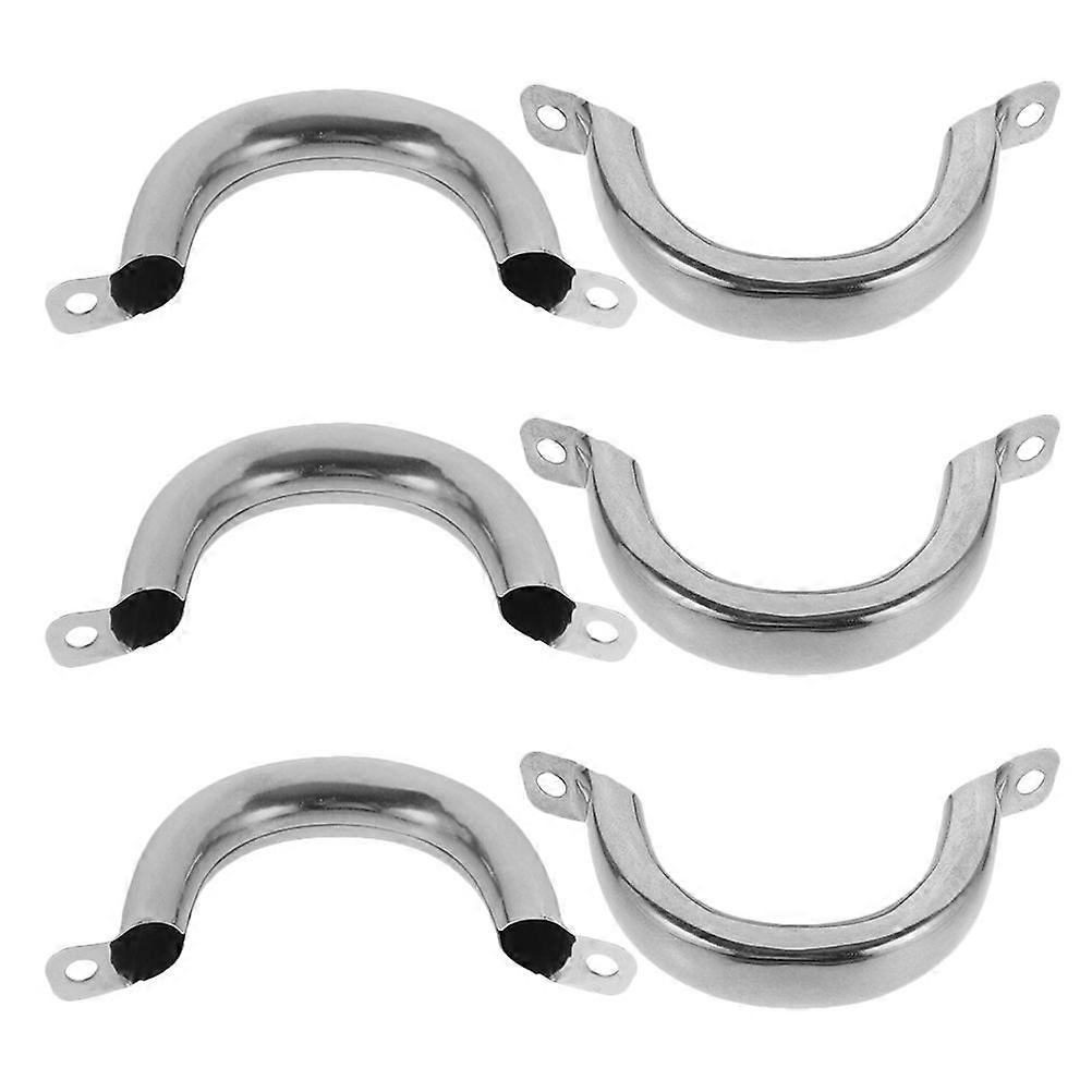 6pcsポットハンドルメタルポットイヤーパンサイドハンドル滑り止めポットハンドル交換ポットハンドルキッチンポット交換ハンドルキッチンポット耳