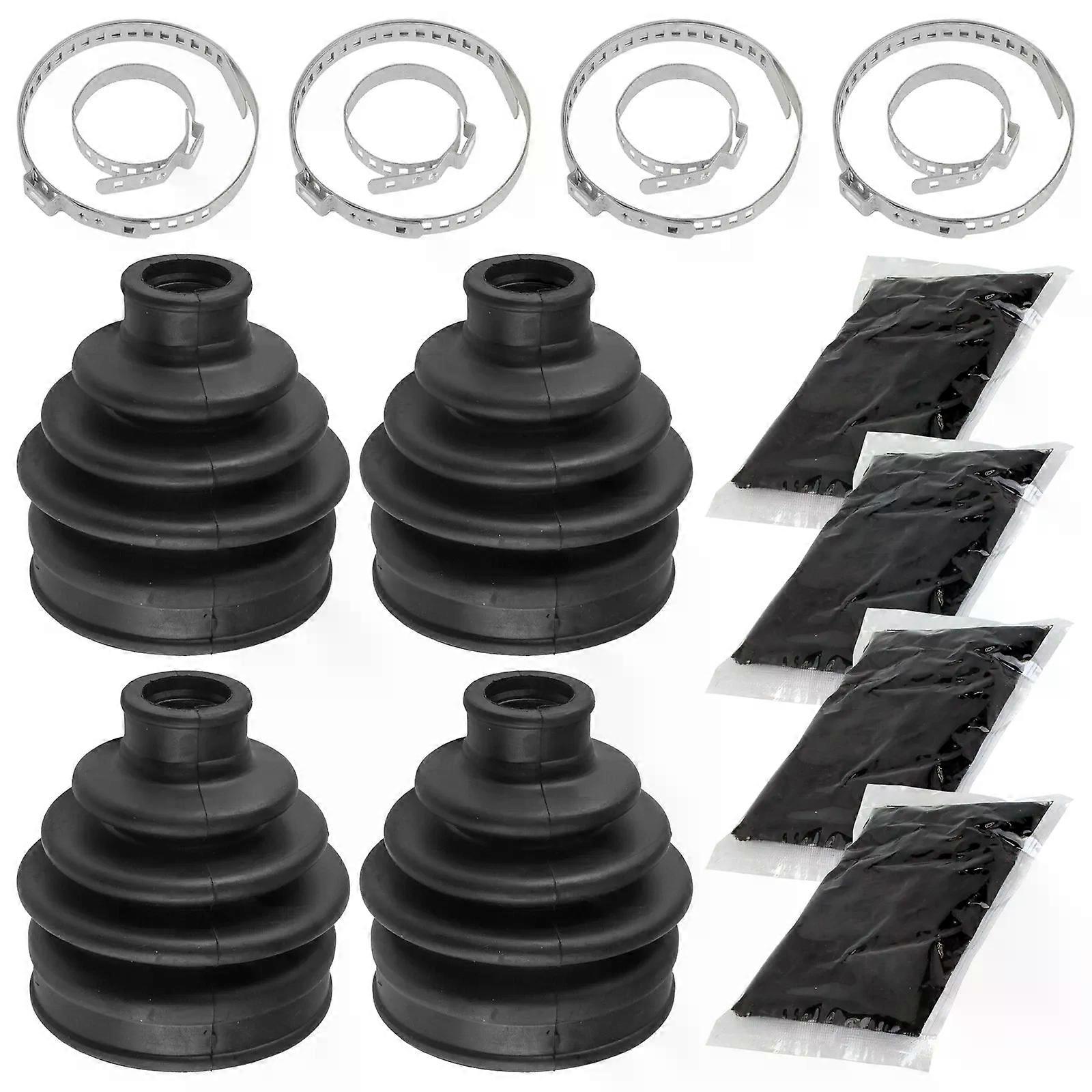 2 Rear Axle Outer Inner CV Boot Kit for Honda TRX420FA TRX420FPA Rancher 420 NO.25926