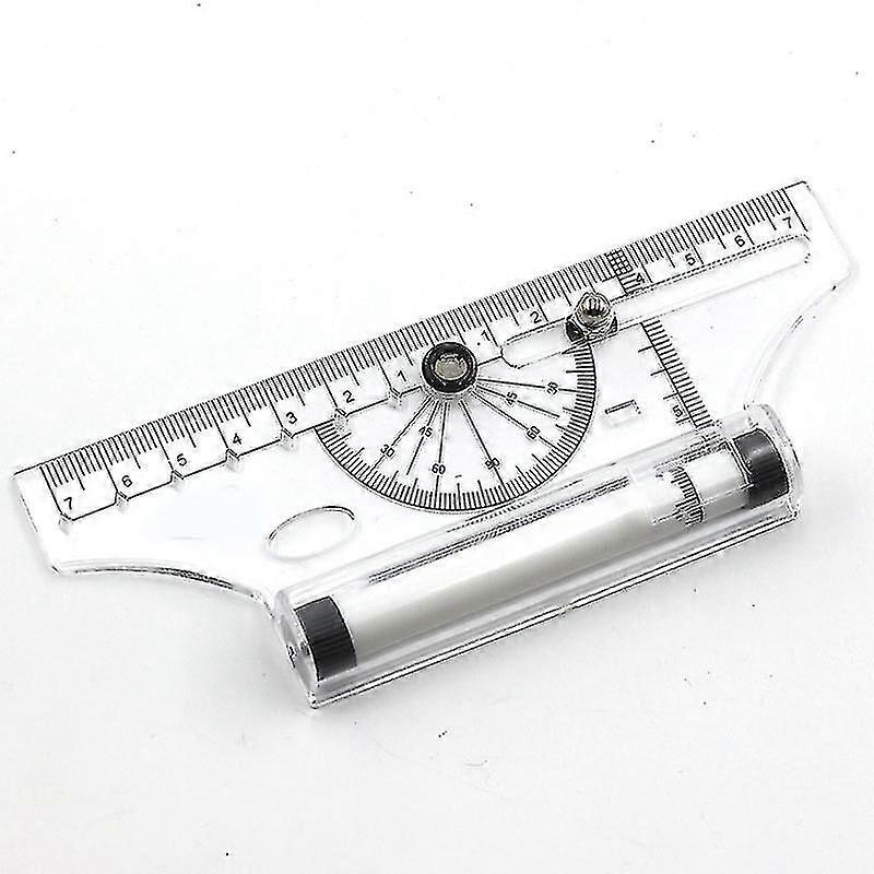 Multifunctional Drawing Ruler Portable Universal Parallel Ruler Practical Measuring Tool For School