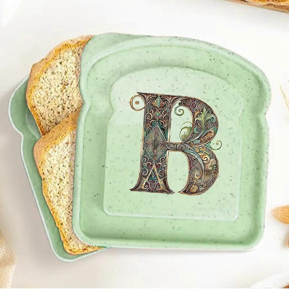 DEKAXID Customizable Toast Keeper With Lid - Fresh Bread Storage Box 26 Letters Available