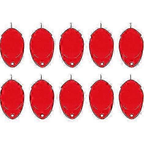 10 Piece Plastic Sewing Machine Needle Threader Set Red 2025