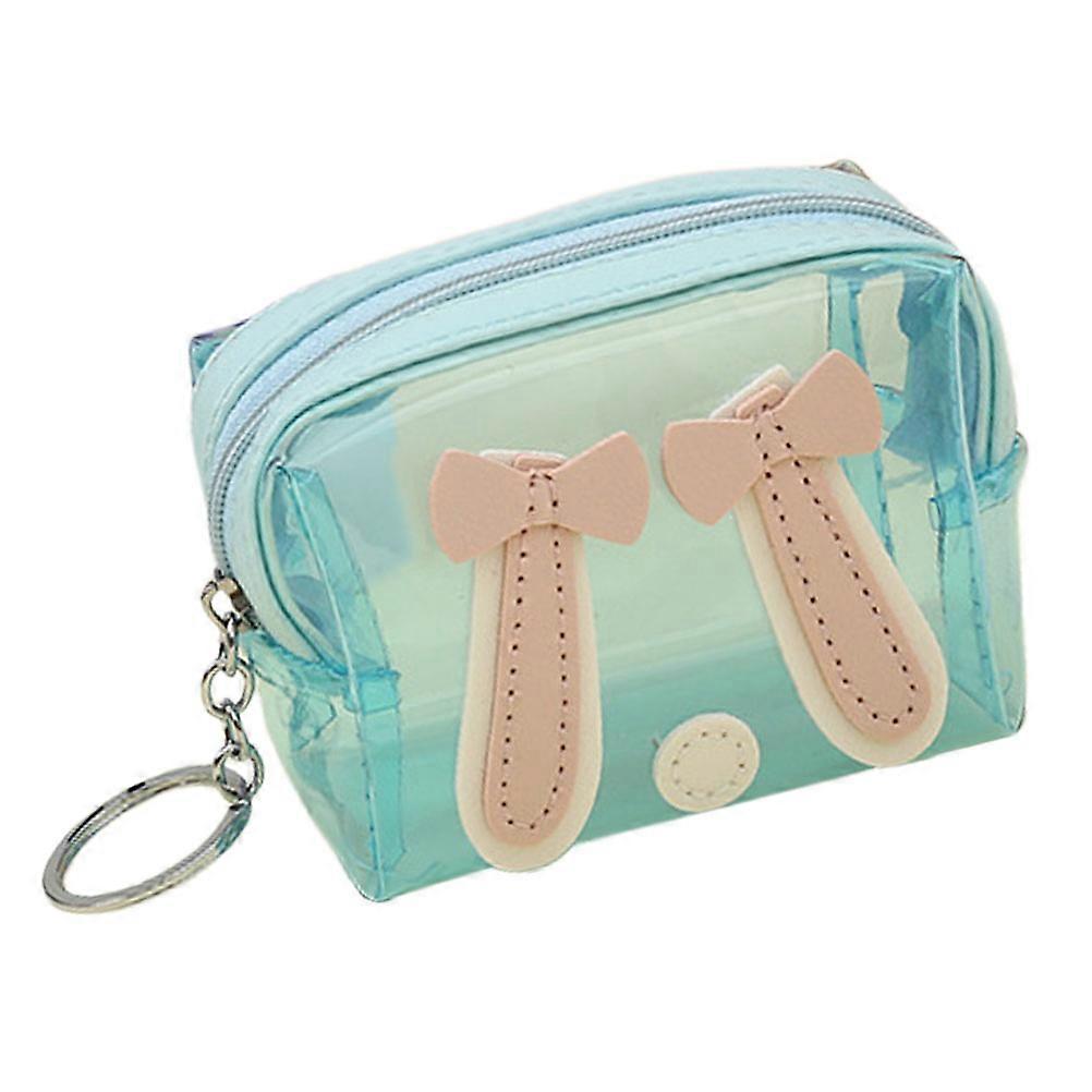 Womens Coin Purse Change Wallet Pouch for Portable Blue