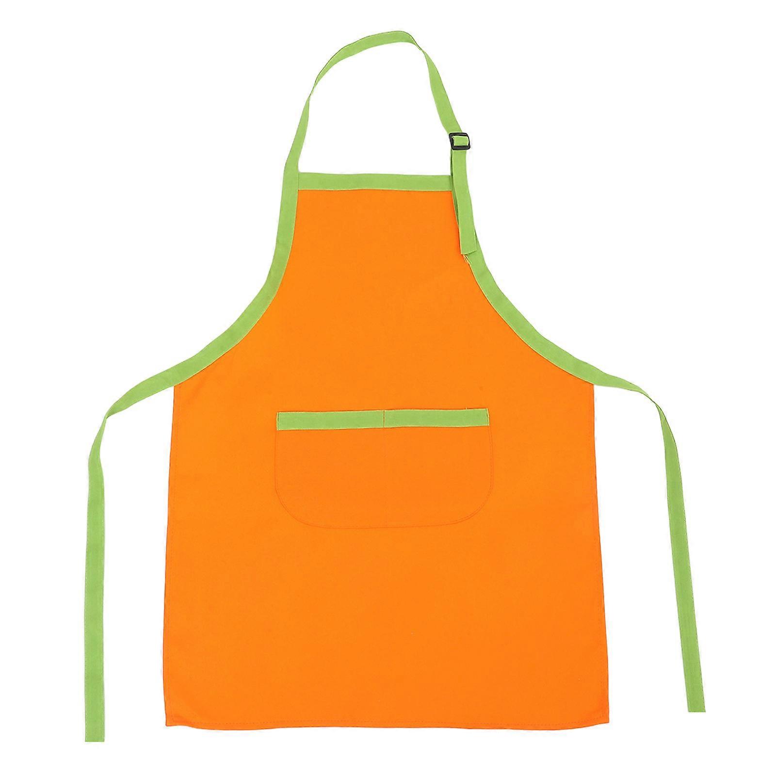 Kids Apron Polyester Material with Adjustable Strap and Two Pockets