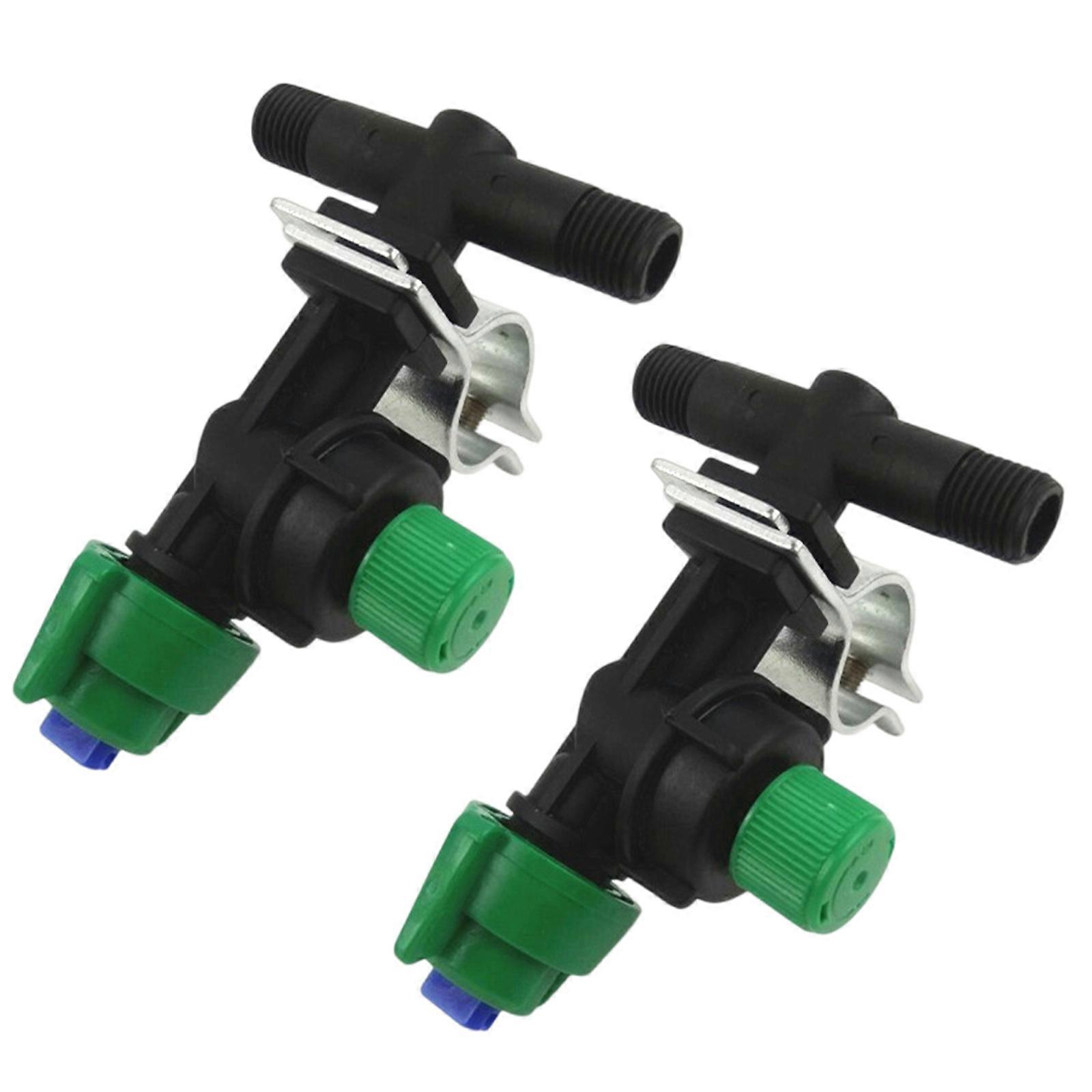 2pack Agricultural Hose Clamps Sprayers High Pressure Mists Nozzles For Orchards And Crop Protecting Multicolor