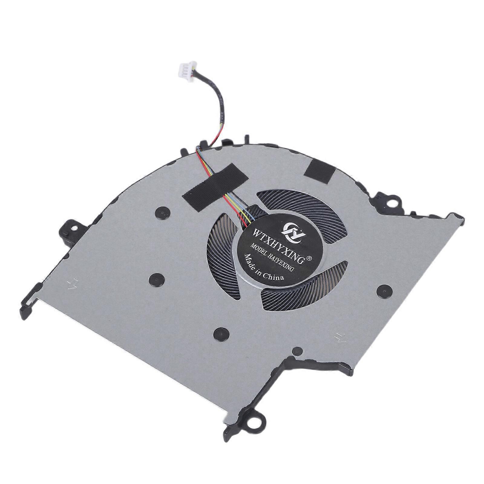 Quiet Metal Laptop CPU Cooling Fan Efficient Heat Reduction Suitable For Specific Models Multicolor