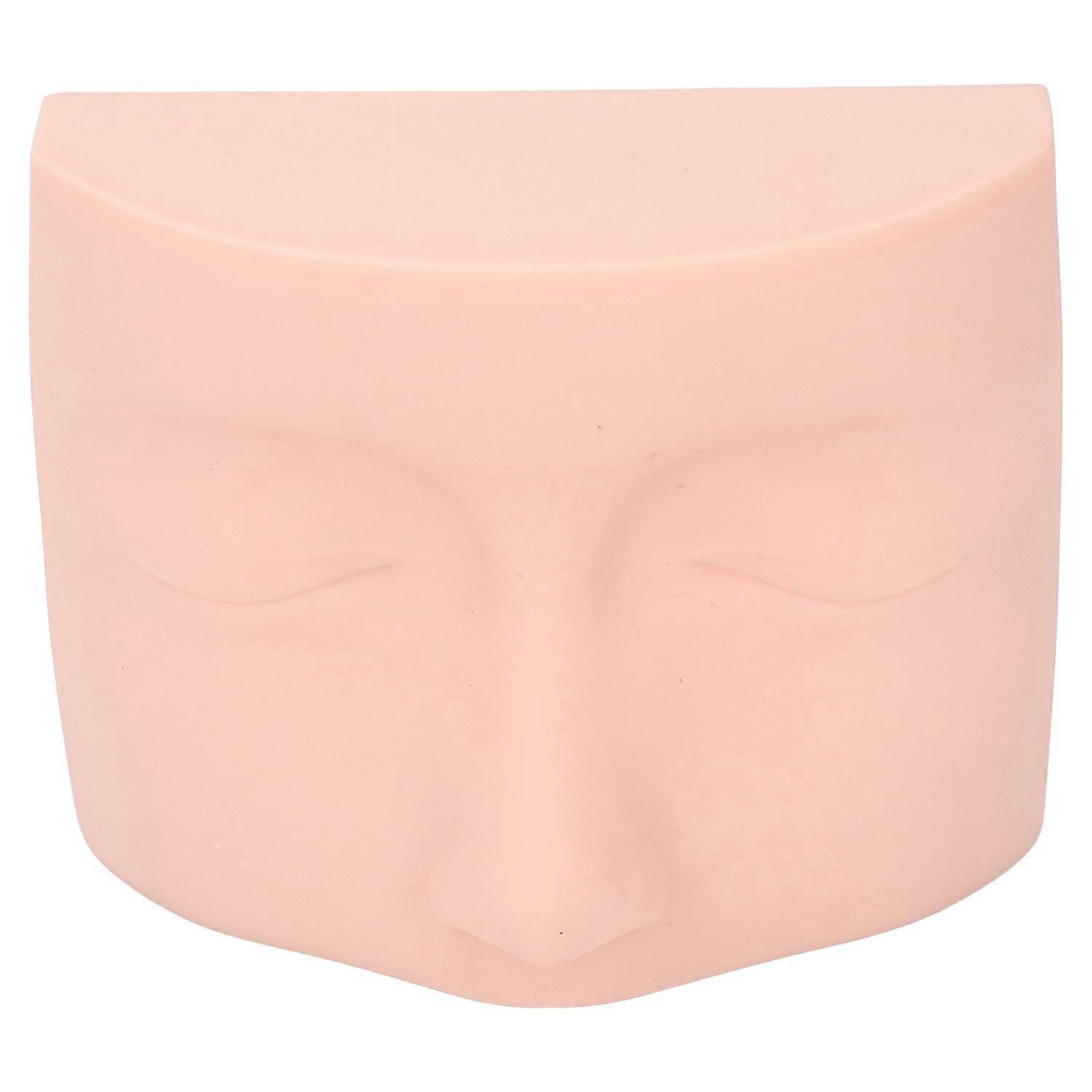 Eyelash Extension Mannequin Head Reusable Soft PVC Lash Training Practice Head for Beginners