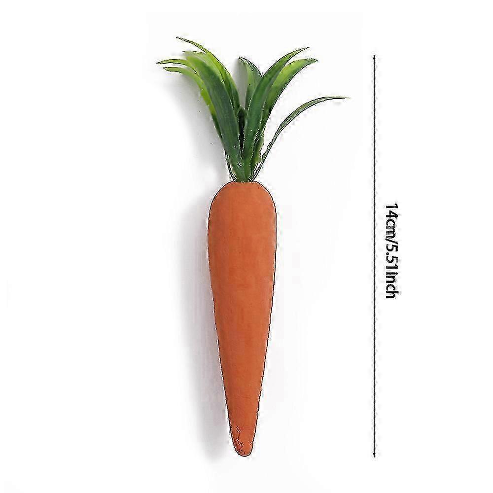 Easter Artificial Carrots 4pcs Fake Carrots Foam Artificial Simulation Carrots