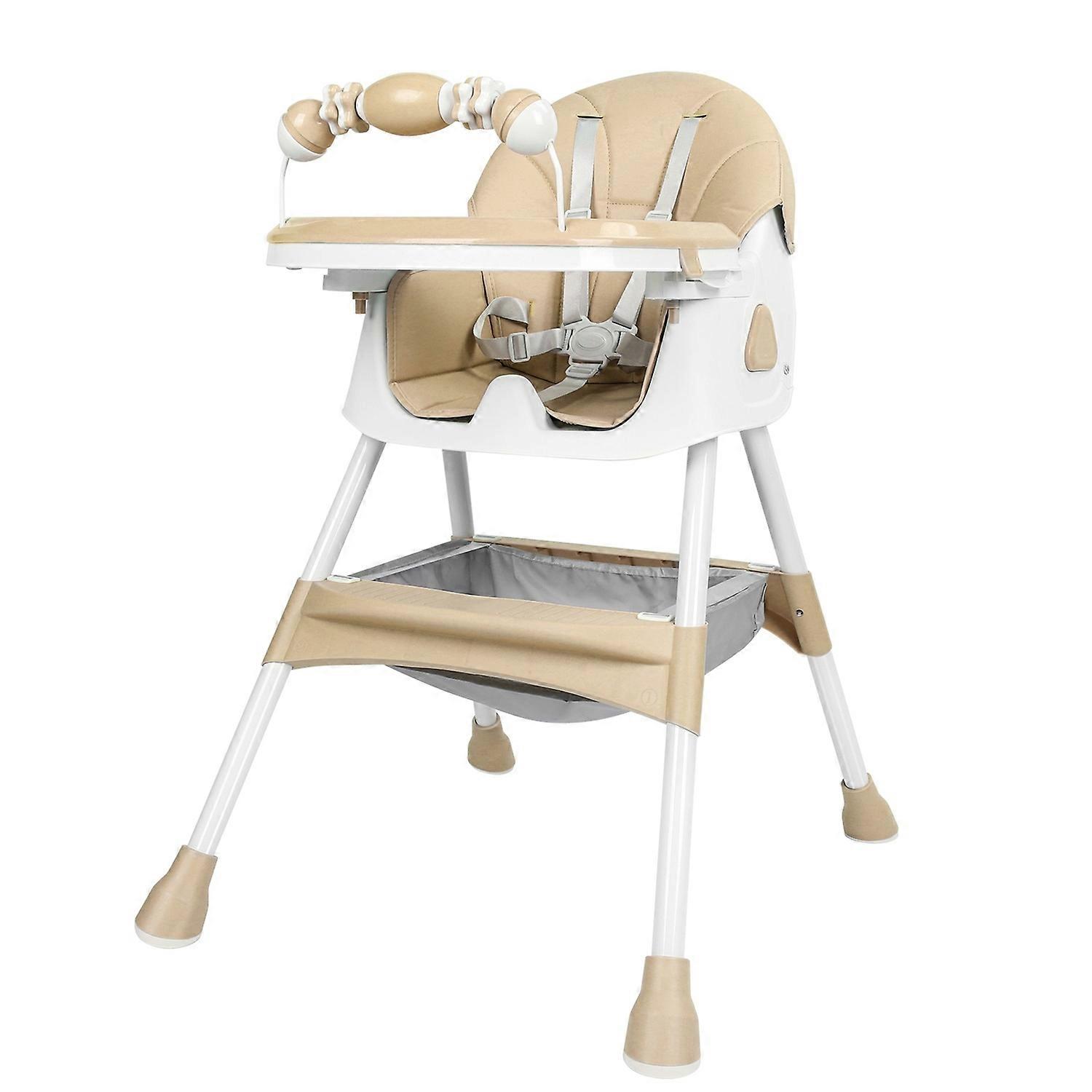 LH-HB24  可躺可折叠摇马功能E560儿童餐椅  棕色