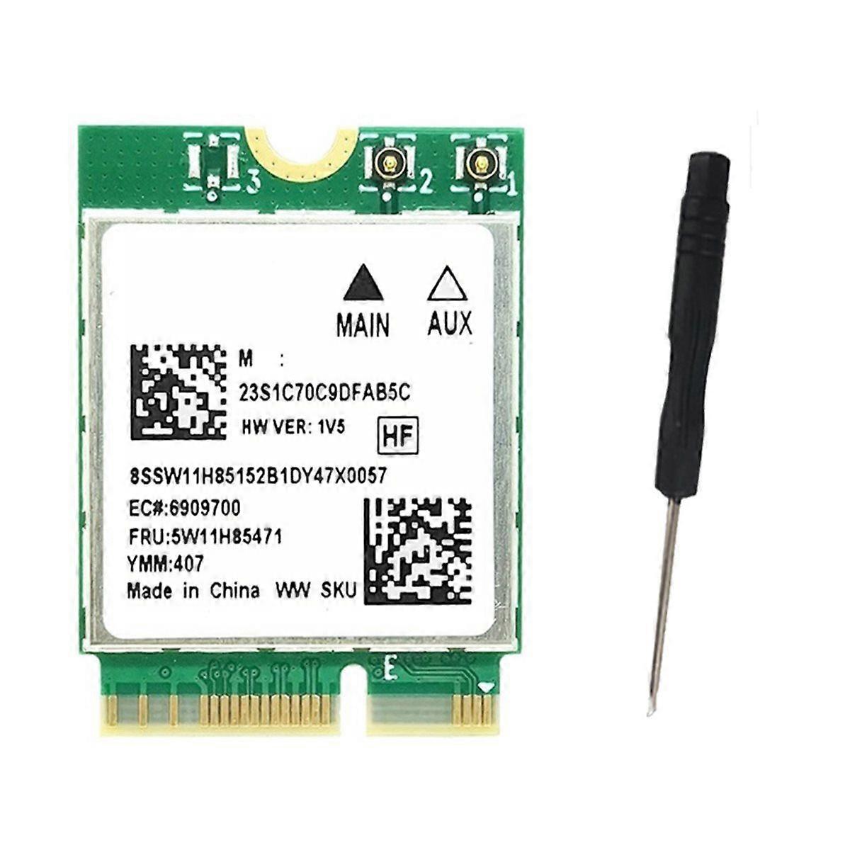 RTL8922AE WiFi7 Card 6338Mbps 2.4G/5G/6G Tri-Band Bluetooth5.4 M.2 NGFF Wireless WiFi Adapter Card