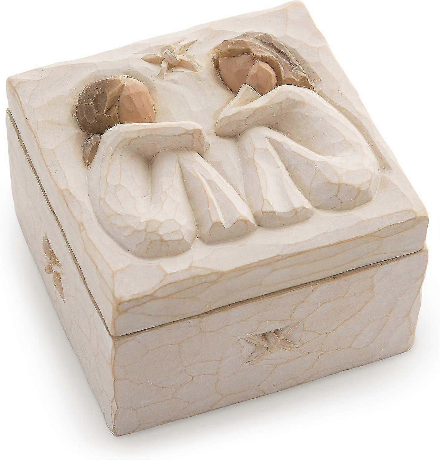 Tree Friendship, Sculpted Hand-Painted Keepsake Box