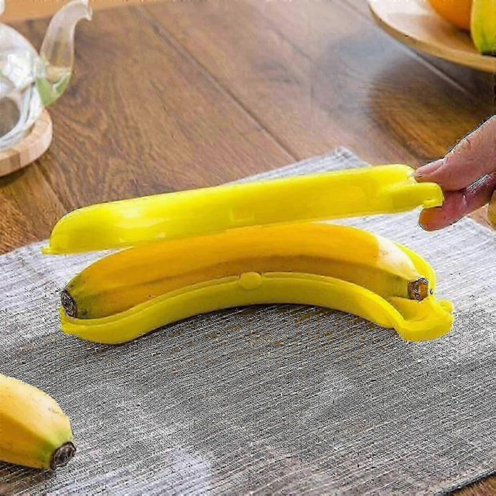 Banana Case,3 Pack Reusable Banana Holder Banana Guard Case f26