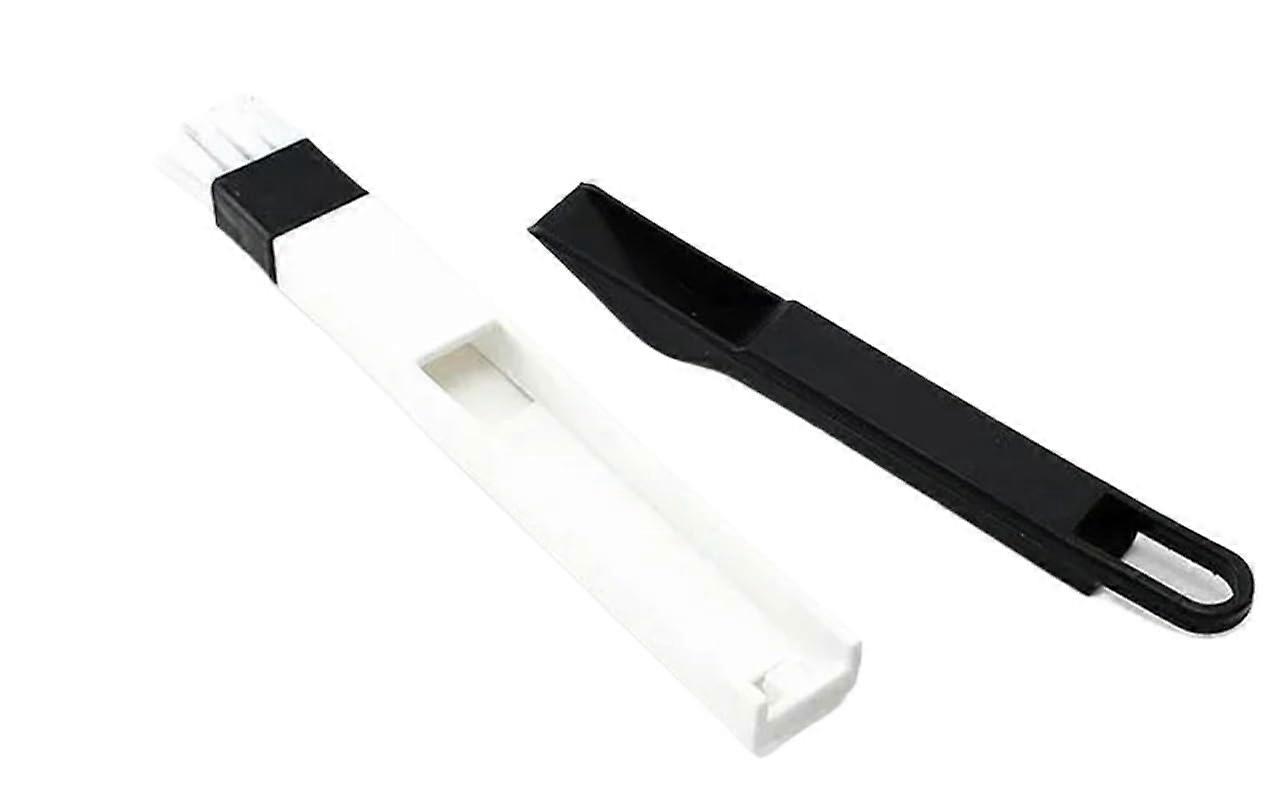 Window Cleaning Brush with Beech Handle for Blinds, Keyboard, Desktop and Dust Removal (1pc, Random Color)