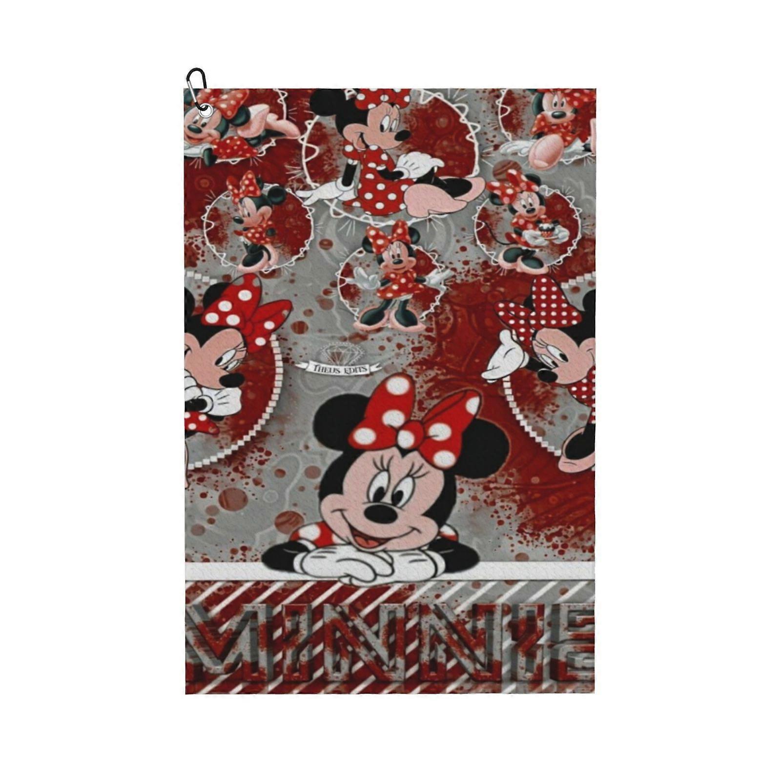 Mickey Mouse Golf Towel For Men, Microfiber Waffle Golf Towel Golf Accessories, Christmas, Birthday Gift