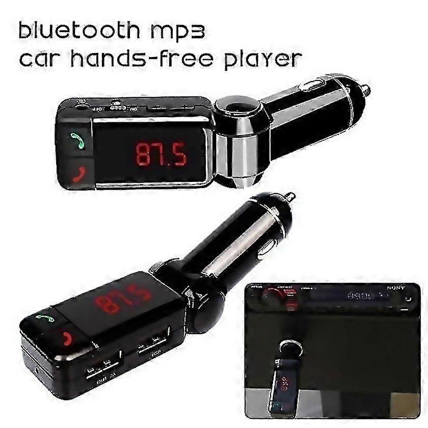 For Wireless Lcd Bluetooth Car Kit Fm Transmitter Mp3 A2dp Stereo Music Player Handsfree Usb Charger