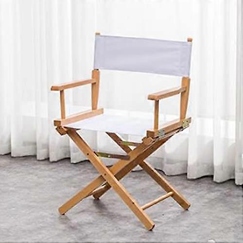 Lightweight Portable Folding Director's Chair for Makeup Artists, Home and Studio Use, Comfortable, Easy to Carry