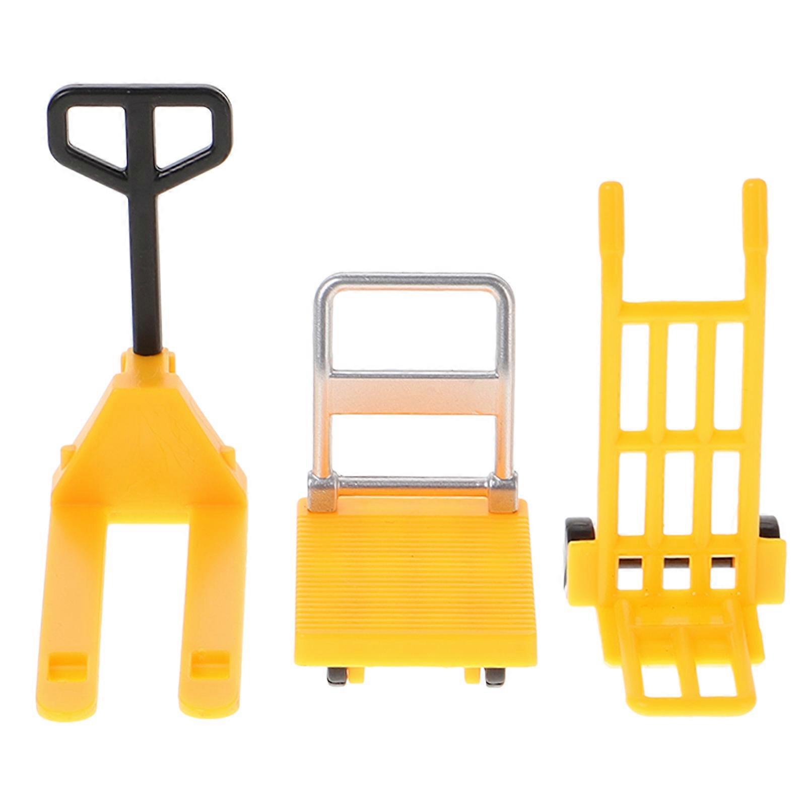 Traffic Model Toy Miniature Forklift for Construction Use 1Set Included