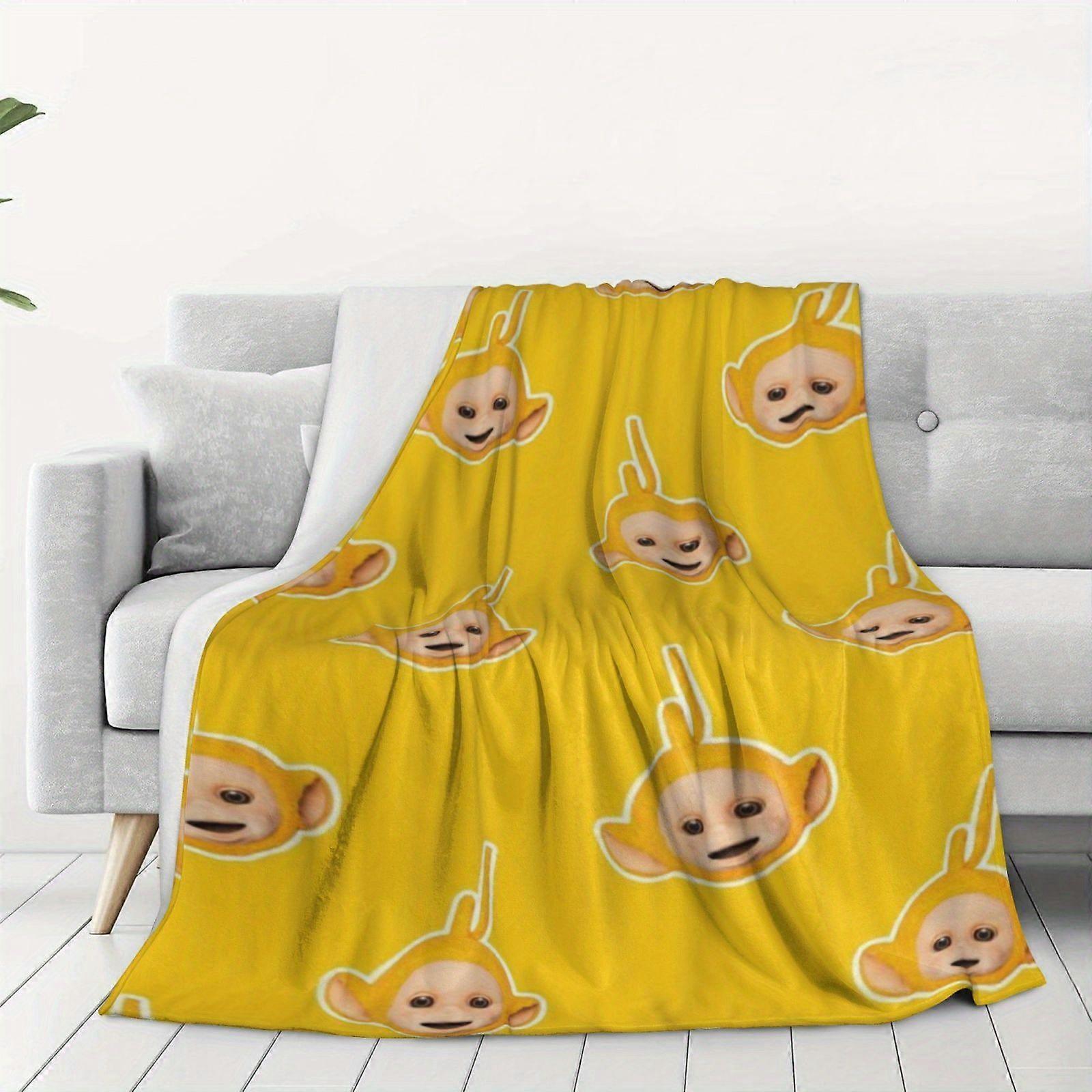Electric Wave Fairy Tale Animation Pattern High Definition Digital Flannel Blanket Perfect for Sofa, Bed, Picnic and Tra-LAMGD198